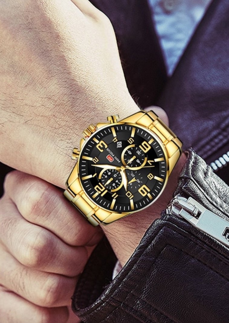 Montre Homme MINI FOCUS MF17 Bracelet en Acier Inoxydable Style Luxueux 6