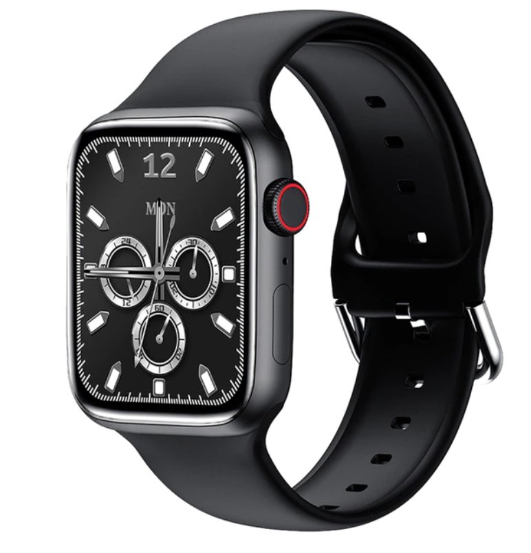 Montre LYKRY LK01 Montre Connectée avec Charge Sans Fil Bracelet Noir