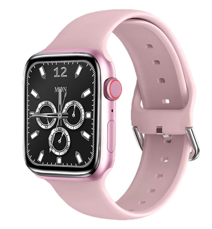 Montre LYKRY LK01 Montre Connectée avec Charge Sans Fil Bracelet rose