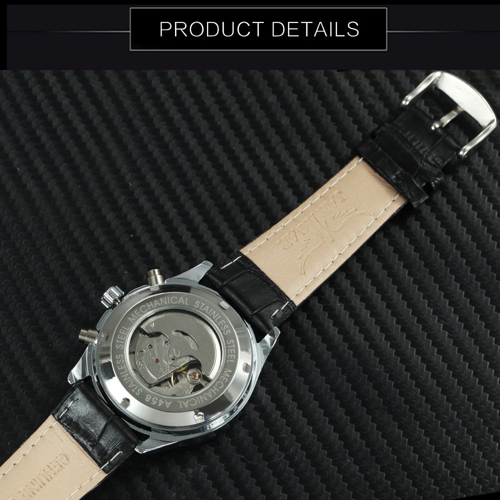 Montre automatique m canique pour hommes marque de luxe styliste tendance 3 sous cadrans num ro 2 Montre automatique m canique pour hommes marque de luxe styliste tendance 3 sous cadrans num ro 2
