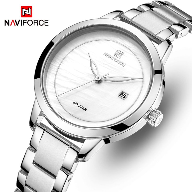 NAVIFORCE Montre bracelet tanche pour femmes marque de luxe Quartz la mode