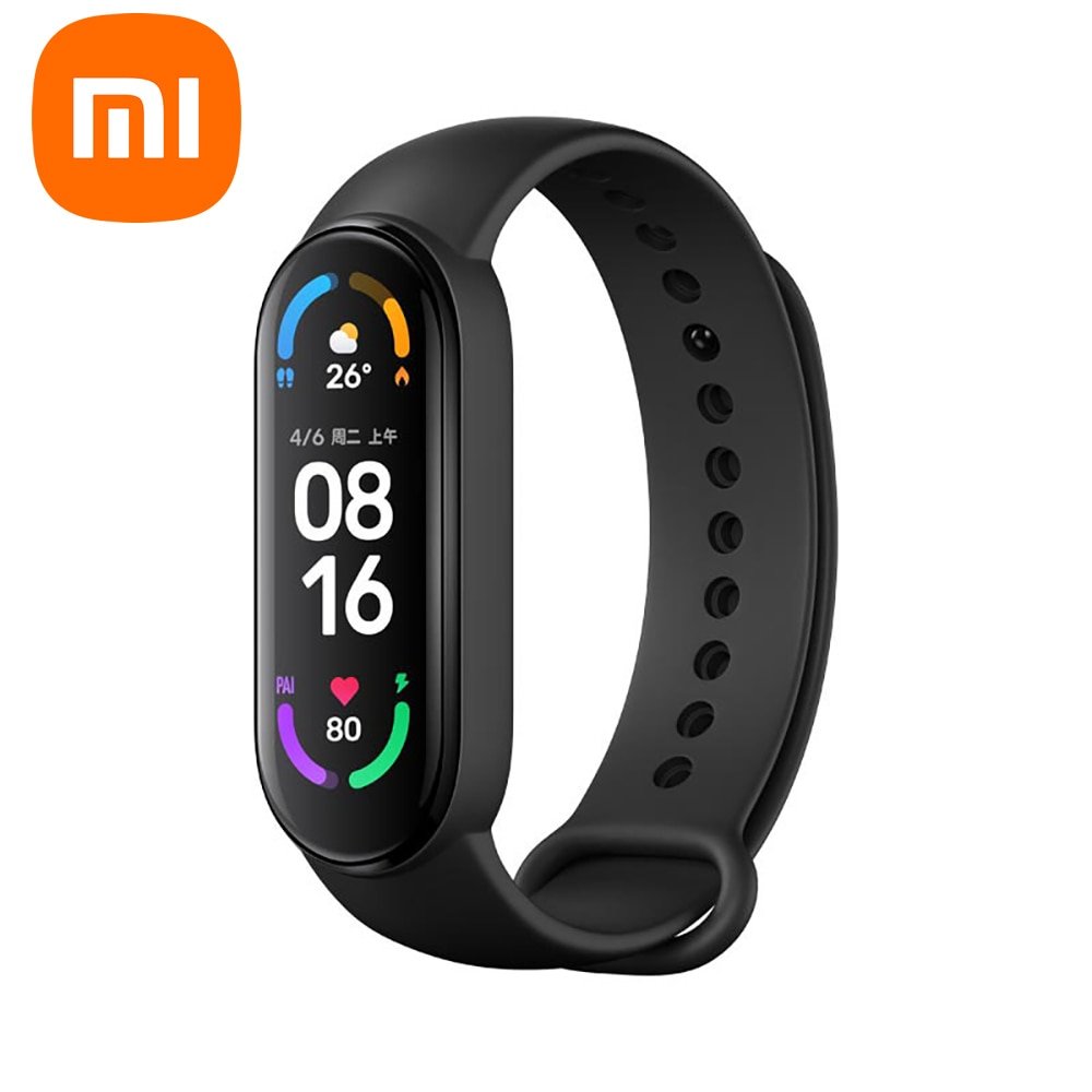 Xiaomi Bracelet connect Mi Band 6 Version internationale originale nouvelle dition En Stcok maintenant